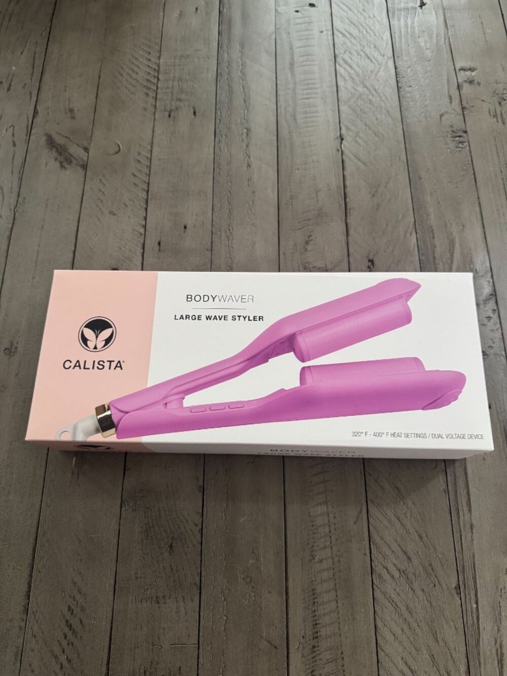 NEW IN BOX Calista Body Waver BodyWaver Large Wave Styler Peony Purple